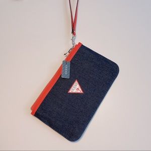 🔥 REDUCED!NWT Guess Jeans Wallet Wristlet Handbag